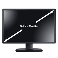 Generic 24" Monitor Display Brand NEW image