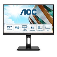 AOC 27P2Q 27'' FHD IPS Business Monitor – Flicker-Free, HDMI