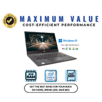 Dell 13.3" Windows 11 Laptop Intel i5 6th-Gen 128GB SSD 8GB RAM - Cheap Laptop! image