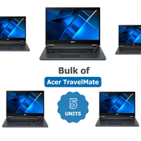 Bulk of 5x Acer TravelMate P414 14" 2-in-1 Laptop i5-1135G7 256GB 8GB RAM Windows 11 image