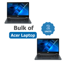 Bulk of 2x Acer TravelMate P414 14" 2-in-1 Laptop i5-1135G7 256GB 8GB RAM Windows 11