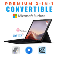 Microsoft Surface Pro 7+ (1960) 12" 2-in-1 Laptop i7-1165G7 256GB 16GB RAM Windows 11