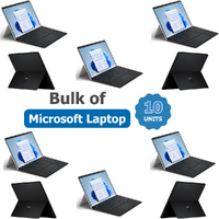 Bulk of 10x Microsoft Surface Pro 7+ 12" 2-in-1 Laptop i7-1165G7 256GB 16GB RAM Windows 11
