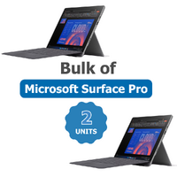 Bulk of 2x Microsoft Surface Pro 7 A1866, 12" 2-in-1 Laptop i7-1065G7 3.9GHz 256GB 16GB RAM image