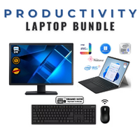 Microsoft Surface Pro 7+ 12" Bundle i5-1135G7 256GB 8GB RAM + Brand New 24" Monitor image