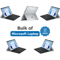 Bulk of 5x Microsoft Surface Pro 7+ 12" 2-in-1 Laptop i5-1135G7 4.2GHz 256GB 8GB RAM 4G LTE image