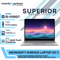 Microsoft Surface Laptop Go 2 Platinum 12" Touch i5-1135G7 4.20GHz 128GB 8GB RAM Windows 11 image