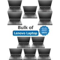 Bulk of 10x Lenovo ThinkPad T450s 14" HD+ Laptop PC i5-5300U 2.9GHz 8GB RAM 128GB SSD image