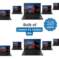 Bulk of 10x Lenovo X1 Carbon 8th Gen 14" Touch Laptop i7-10610U 4.2GHz 16GB RAM 4G LTE image