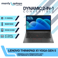 Lenovo ThinkPad X1 Yoga Gen 5 14" 2-in-1 Laptop i7-10610U 512GB SSD 16GB RAM LTE - Windows 11