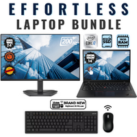 Lenovo ThinkPad X1 Carbon 9th Gen Laptop Bundle i7-1185G7 512GB + NEW 24" 200Hz Monitor image