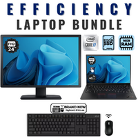 Lenovo ThinkPad X1 Carbon 9th Gen Laptop Bundle i7-1185G7 512GB 16GB RAM  + 24