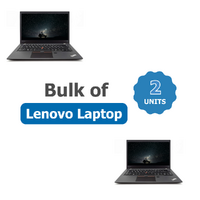 Bulk of 2x Lenovo ThinkPad T470s 14" Laptop i5-7200U 3.1GHz 256GB 8GB RAM Windows 11 image