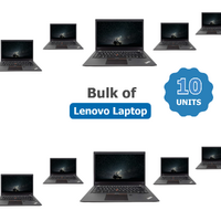 Bulk of 10x Lenovo ThinkPad T470s 14" Laptop i5-7200U 3.1GHz 256GB 8GB RAM Windows 11 image