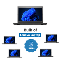 Bulk of 5x Lenovo ThinkPad T460 14" HD Laptop i5-6300U 2.4GHz 8GB RAM 128GB SSD image