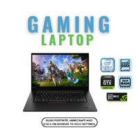 Lenovo X1 Extreme Gen 2 15" Gaming Laptop i7-9750H 6-Cores 512GB 32GB RAM 4GB GTX 1650 image