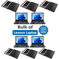 Bulk of 10x Lenovo ThinkPad E14 14" FHD Laptop i7-10510U 256GB 8GB RAM Windows 11 image