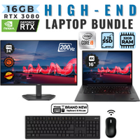 Lenovo ThinkPad P1 Gen4 Laptop Bundle i9-11950H 2TB 32GB RAM RTX3080 +24