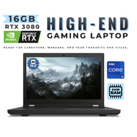 Lenovo ThinkPad T15g Gen 2 15" 4K Gaming Laptop i9-11950H 64GB RAM 16GB RTX 3080 Windows 11 image