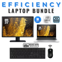 HP EliteBook 840 G6 14" FHD Laptop Bundle i5-8365U 256GB 16GB RAM + 24" Monitor - Windows 11 image