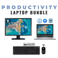 HP ProBook 640 G5 14" FHD Laptop Bundle i5-8365U 256GB 8GB RAM + 22" Monitor image