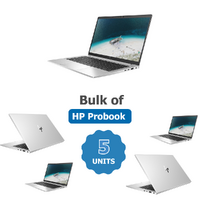 Bulk of 5x HP EliteBook 830 G7 13" FHD Laptop i5-10310U 4.4Ghz 512GB 16GB RAM Windows 11 image