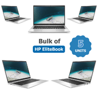 Bulk of 5x HP EliteBook 830 G7 13.3" Laptop i5-10310U 256GB 16GB RAM Windows 11