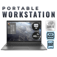 HP ZBook Firefly 14" G8 Laptop i5-1135G7 4.20GHz 512GB 16GB RAM 4G LTE Windows 11 - Mobile Workstation image