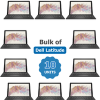Bulk of 10x Dell Latitude 5290 2-in-1 12" Laptop, i5-8350U 8GB RAM 256GB 4G LTE Windows 11