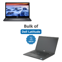 Bulk of 2x Dell Latitude 7480 FHD 14" Laptop i7-6600U 2.6GHz 256GB SSD 16GB RAM Windows 11