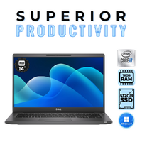 Dell Latitude 7400 14" HD Laptop i7-8665U 4.8GHz 512GB SSD 16GB RAM - Windows 11