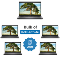 Bulk of 5x Dell Latitude 5400 14" FHD Laptop i5-8265U 1.6GHz 256GB 8GB RAM Windows 11