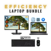 Dell Latitude 5400 14" FHD Laptop Bundle i5-8265U 16GB 256GB SSD + NEW 24" Monitor - Windows 11