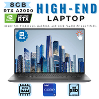 Dell Precision 5570 15" 4K Touch Laptop i9-12900H 14-Core 32GB RAM 8GB RTX A2000 Windows 11 image