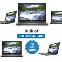 Bulk of 5x Dell Latitude 5400 14" Touch Laptop i5-8265U 3.9GHz 256GB 8GB RAM Windows 11 image