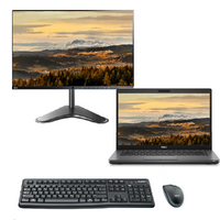 Dell 5400 14" Bundle Laptop i5-8265U 3.9GHz 256GB 8GB RAM + 24" Monitor/Keyboard & Mouse