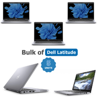 Bulk of 5x Dell 5310 13" FHD Touch Laptop i7-10610U 4.9GHz 256GB 16GB RAM 4G LTE Windows 11