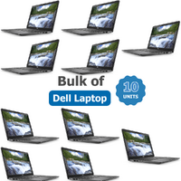 Bulk of 10x Dell Latitude 5300 13" Touch Laptop i5-8365U 256GB 8GB RAM 4G LTE Windows 11