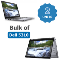 Bulk of 2x Dell 5310 13" 2-in-1 Laptop i5-10210U up to 4.2GHz 256GB 16GB RAM Windows 11 image