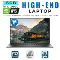 Dell Precision 5750 FHD+ 17" Laptop i9-10885H (8-Cores) 1TB  32GB RAM | 6GB RTX 3000