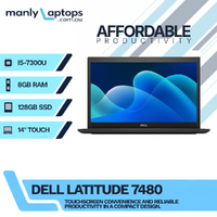 Dell Latitude 7480 14" FHD Touchscreen Laptop i5-7300U 3.50GHz 8GB RAM 128GB SSD - Windows 11