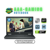 Dell Precision 7550 15” Touch Gaming Laptop i7-10850H 512GB 32GB RAM 6GB RTX3000 image