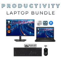 Dell Latitude 5480 14" Touch Laptop Bundle i5-7200U 256GB 8GB RAM +NEW 24" 200Hz Monitor image