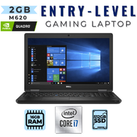 Dell Precision 3520 15" FHD Gaming Laptop i7-7820HQ 512GB 16GB RAM - Quadro M620 image
