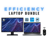 Dell Latitude 5430 14" FHD Laptop Bundle i5-1245U 10-Core 256GB 16GB RAM + 24" Monitor