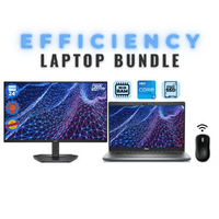 Dell Latitude 5430 14" FHD Laptop Bundle i5-1245U 256GB SSD 16GB RAM + NEW 24" Monitor image