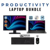 Dell Latitude 3520 15" Laptop Bundle i7-1165G7 256GB 32GB RAM + Brand New 24" Monitor image