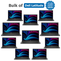 Bulk of 10x Dell Latitude 3520 FHD 15" Laptop i7-1165G7 4.7GHz 256GB SSD 32GB RAM Windows 11 image