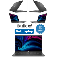 Bulk of 5x Dell Latitude 3520 FHD 15" Laptop i7-1165G7 4.7GHz 256GB SSD 16GB RAM Windows 11