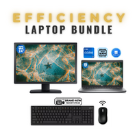 Dell Latitude 5430 14" Laptop Bundle i7-1265U 10-Core 16GB 256GB + 24" Monitor